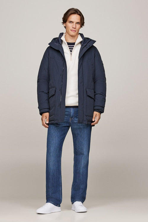 Tommy Hilfiger rockie parka donkerblauw | Regular-fit