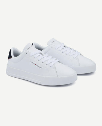 Sneaker leather court white