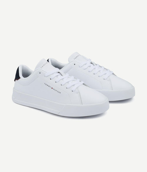Sneaker leather court white