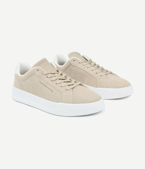 Sneaker suede court beige