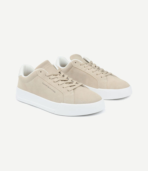Sneaker suede court beige