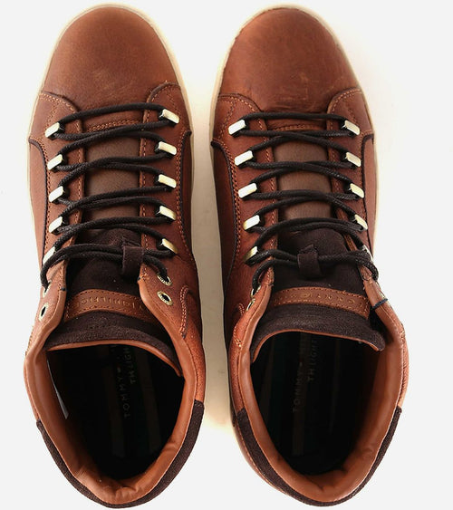 Sneaker cognac
