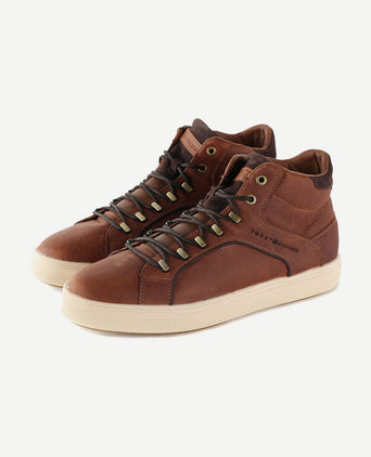 Sneaker cognac