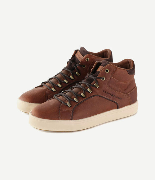 Sneaker cognac