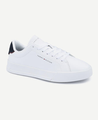 Sneaker leather court white