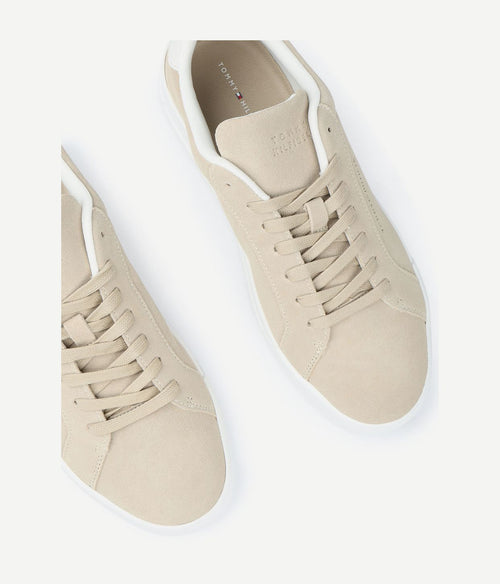 Sneaker suede court beige