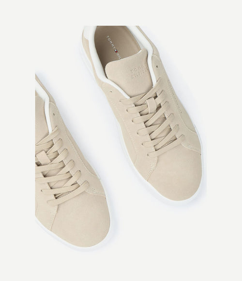 Sneaker suede court beige