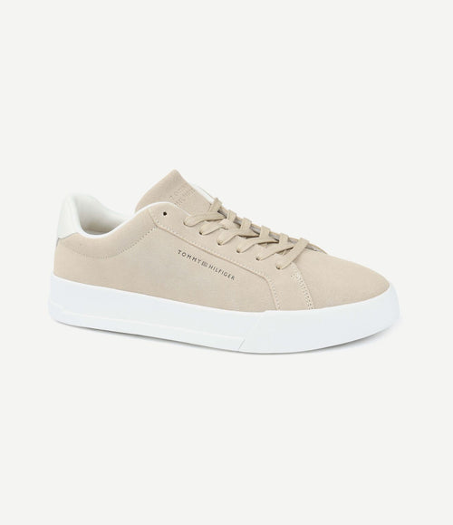 Sneaker suede court beige