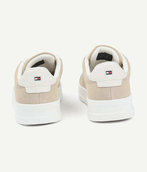 Sneaker suede court beige