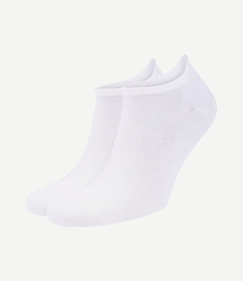 Sneakersok (2-pack) wit