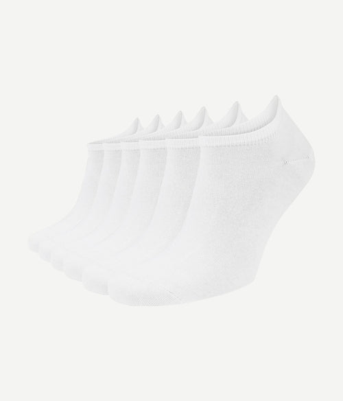 Sneakersok (6-pack) wit