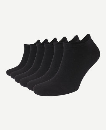 Sneakersok (6-pack) zwart