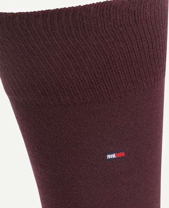 Tommy Hilfiger classic (2-pack) sokken burgundy zwart