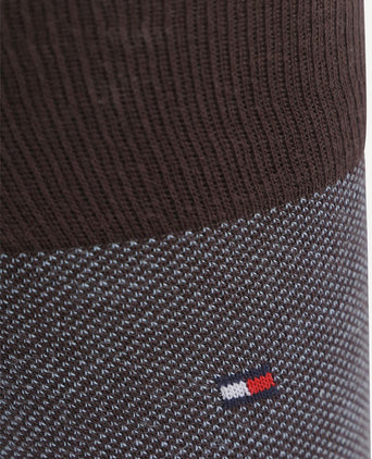 Tommy Hilfiger (2-pack) sokken birdseye burgundy donkerblauw