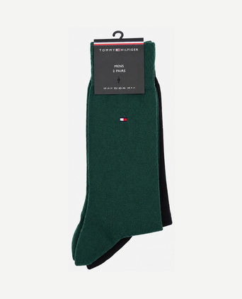 Classic (2-pack) sokken groen zwart