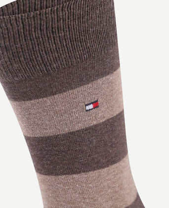 Tommy Hilfiger sokken 2 paar rugby bruin