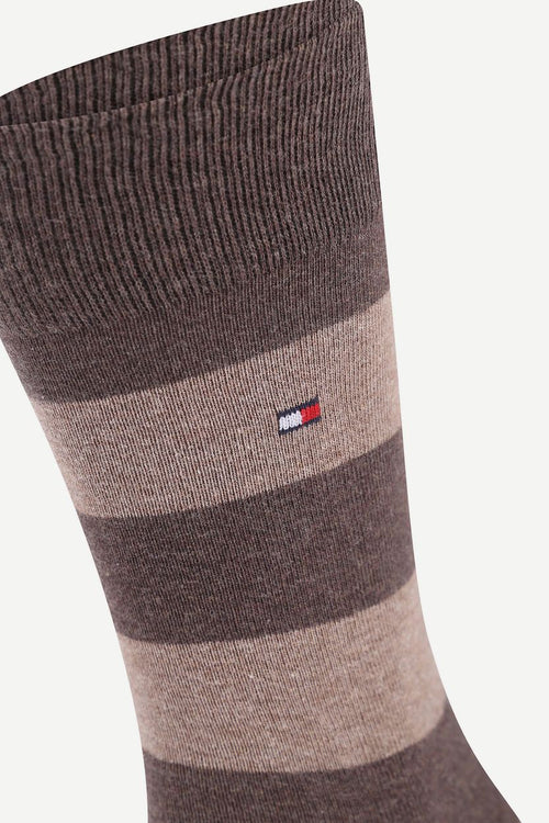 Tommy Hilfiger sokken 2 paar rugby bruin