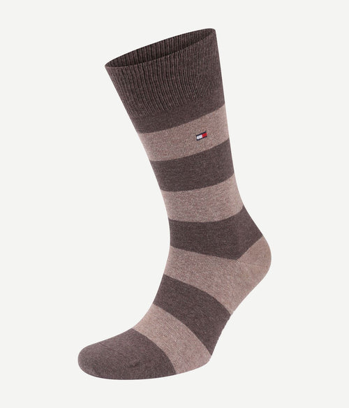 Tommy Hilfiger sokken 2 paar rugby bruin