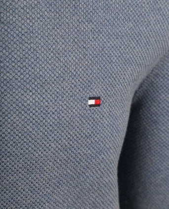Tommy Hilfiger structure trui blauw | Regular-fit