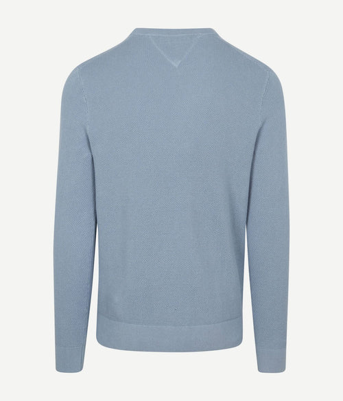 Tommy Hilfiger structure trui indigo | Regular-fit