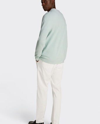 Tommy Hilfiger structure trui mintgroen | Regular-fit