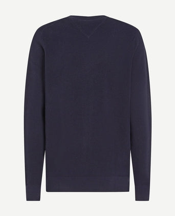 Tommy Hilfiger sweater essential structure donkerblauw | Regular-fit