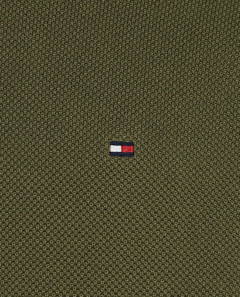 Tommy Hilfiger sweater essential structure olijfgroen | Regular-fit