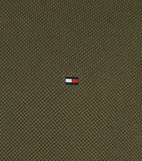 Tommy Hilfiger sweater essential structure olijfgroen | Regular-fit