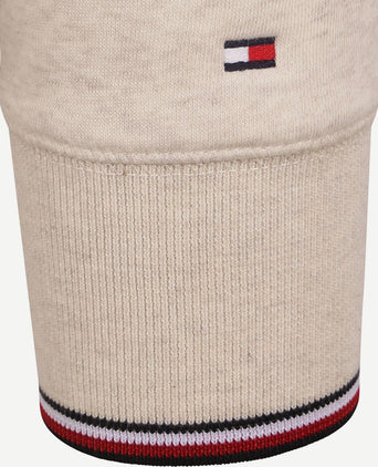 Tommy Hilfiger sweater logo tipped greige | Regular-fit