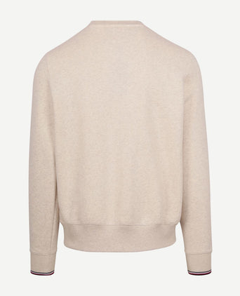 Tommy Hilfiger sweater logo tipped greige | Regular-fit