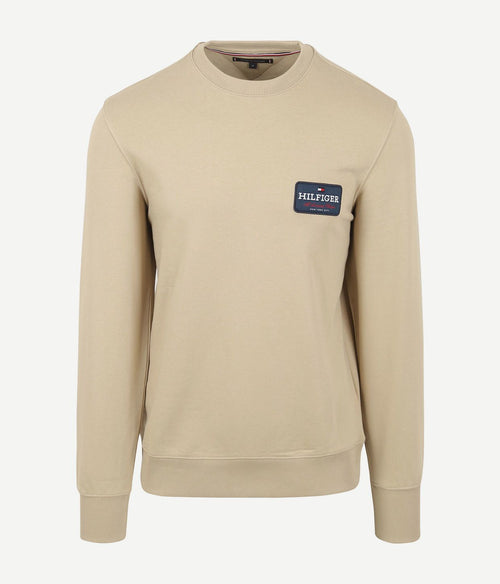 Tommy Hilfiger sweater roundel logo beige | Regular-fit