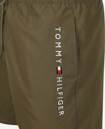Tommy Hilfiger swimshort medium drawstring army green | Regular-fit