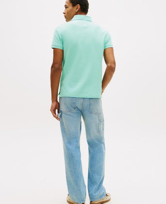 T-shirt essential aqua blauw