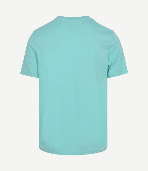 T-shirt essential aqua blauw