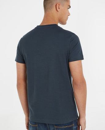 T-shirt logo military denim