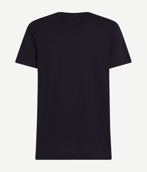 Tommy Hilfiger t-shirt logo monotype donkerblauw | Regular-fit