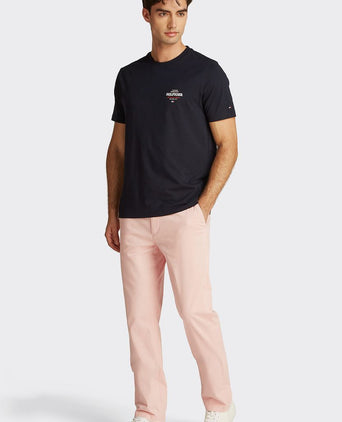 Tommy Hilfiger t-shirt logo monotype donkerblauw | Regular-fit