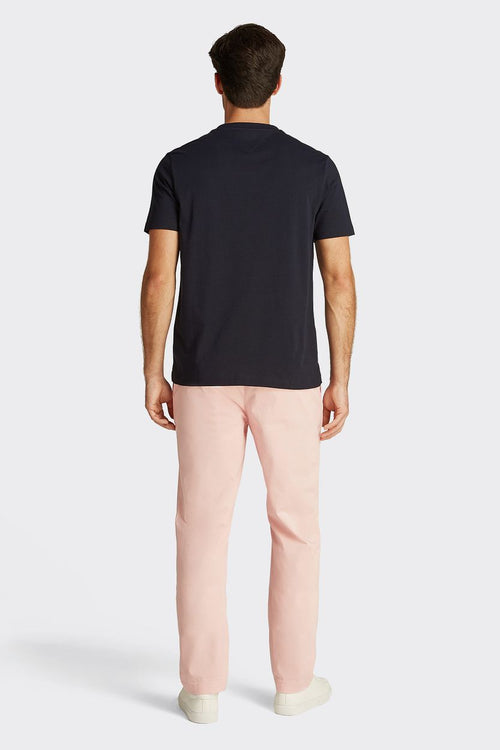 Tommy Hilfiger t-shirt logo monotype donkerblauw | Regular-fit