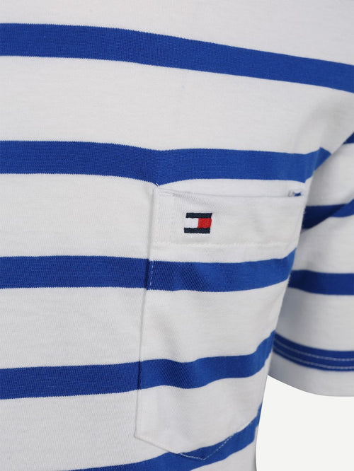 T-shirt streep blauw