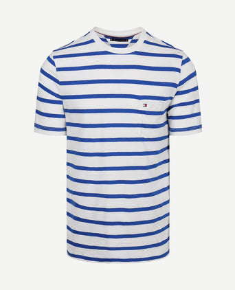 T-shirt streep blauw