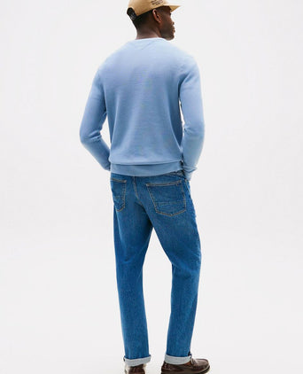 Tommy Hilfiger structure trui indigo | Regular-fit