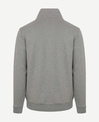 Tommy Hilfiger halve rits trui intechno grijs | Regular-fit