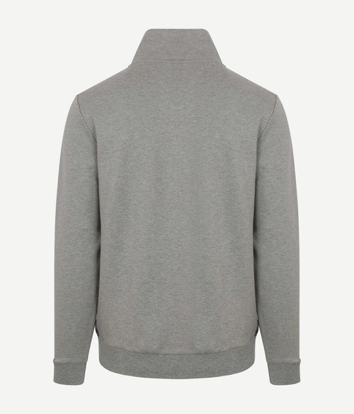 Tommy Hilfiger halve rits trui intechno grijs | Regular-fit