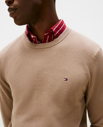 Structure trui beige