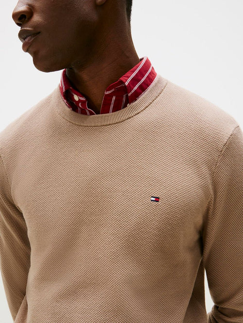 Structure trui beige