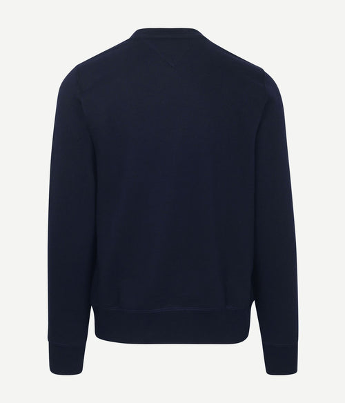 Tommy Hilfiger trui logo donkerblauw | Regular-fit