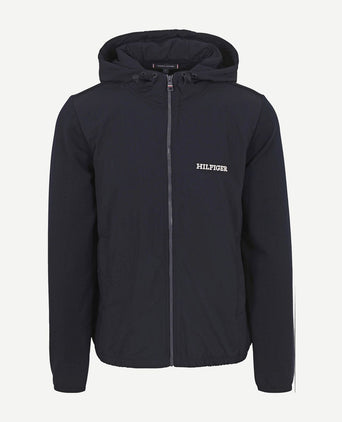 Vest structuur donkerblauw