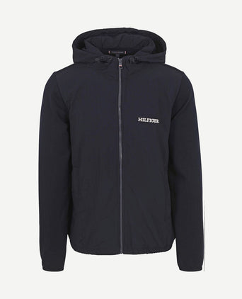 Vest structuur donkerblauw