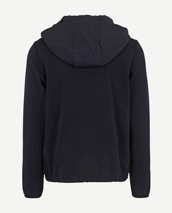 Vest structuur donkerblauw