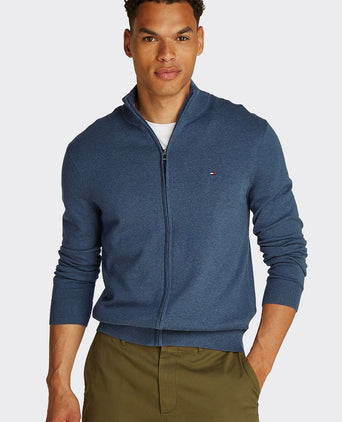 Tommy Hilfiger vest zip indigo | Regular-fit